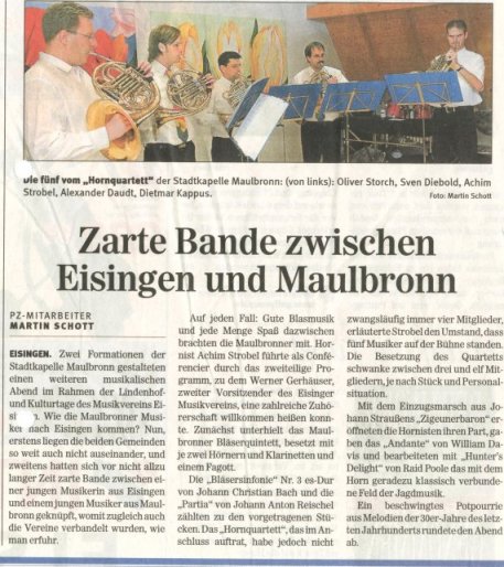 Konzertreihe Lindenhoftage