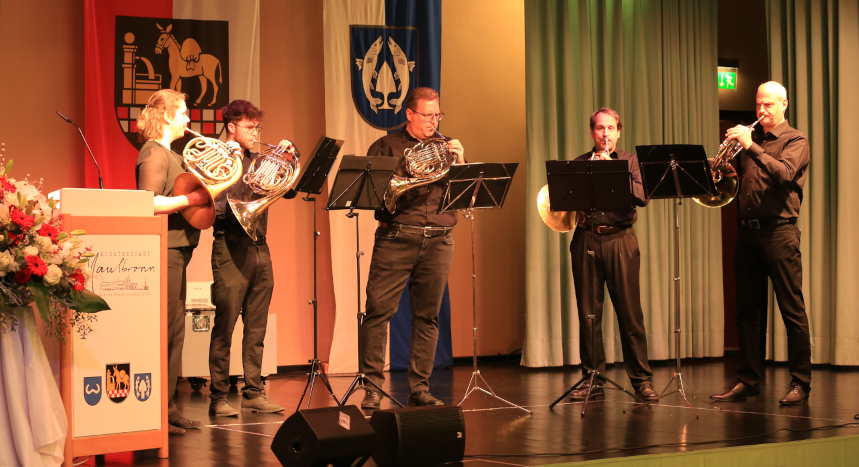 Musikalische Umrahmung des Neujahrsempangs der Stadt Maulbronn an Heilige Drei Könige