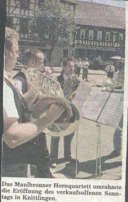 Gewerbefest 14.Mai 2000 Knittlingen